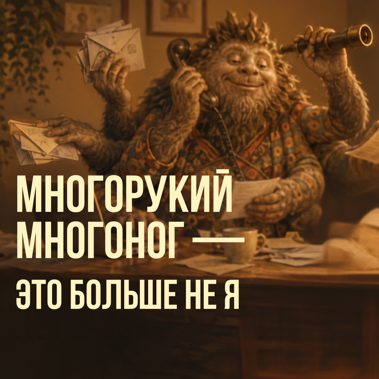 Многорукий многоног &mdash; это больше не я